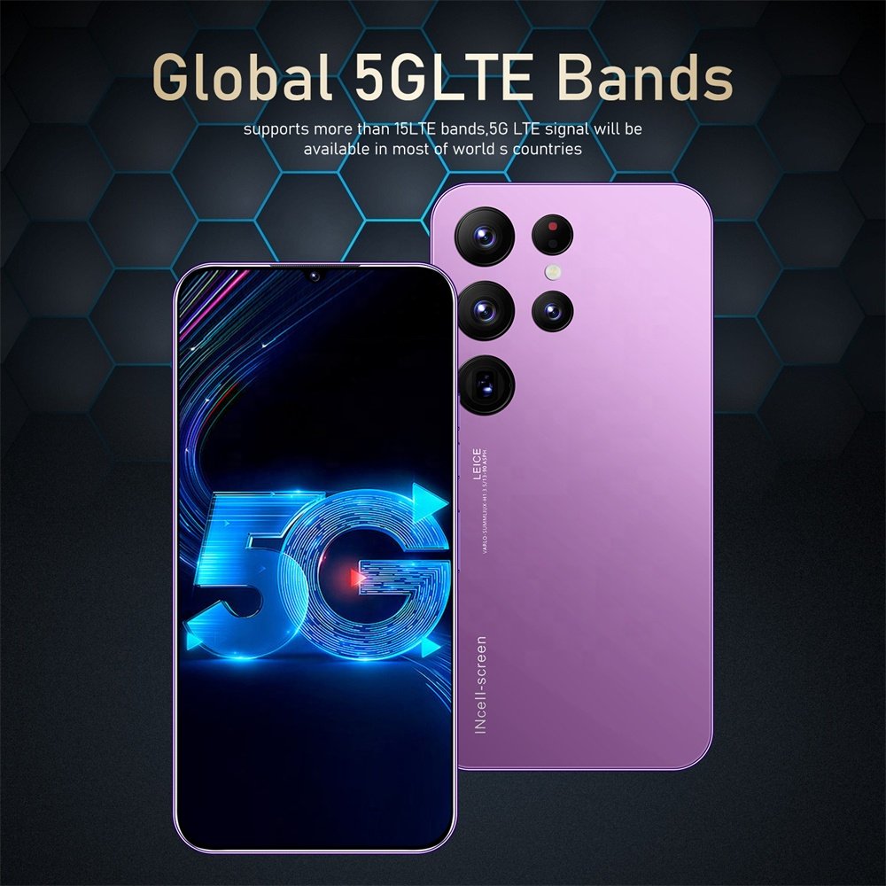 2024 New S24 Ultra Mainstream Flagship Smartphone HD Screen 16GB+1TB Memory Android 13 Mobile Game Tiktok Video Phone